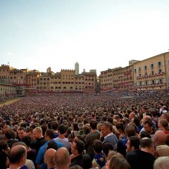 Piazza del Campo on Palio day - Siena